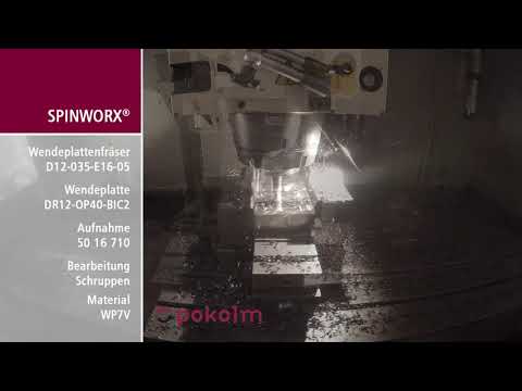Spinworx - Zeitspar-Werkzeugsystem mit selbstdrehenden Schneidplatten