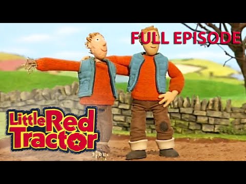 A scarecrow confuses Big Blue | Little Red Tractor