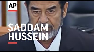 Saddam Hussein found guilty and sentenced to death by hanging