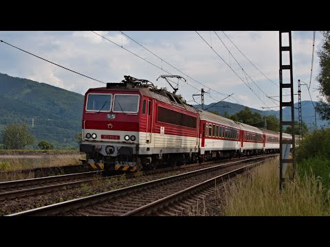 Vlaky Slovensko - Vectrony, Gorily, Peršingy a Bardotka na trati ŽSR 180