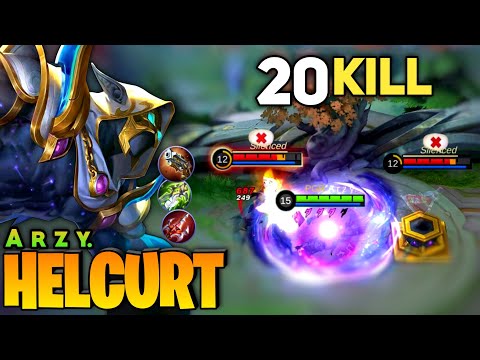 20 KILL! Helcurt Nightmare is Coming [ Top Global Helcurt ] By A r z y. - Mobile Legends