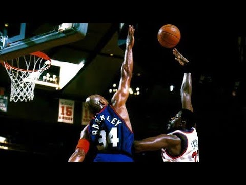 Charles Barkley Blocks Jordan, Magic, Kareem, Hakeem, Shaq, Robinson, Mutombo, Pippen, Ewing