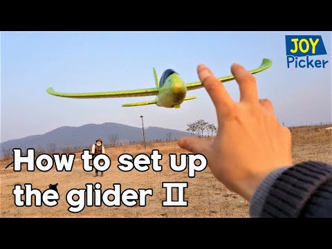 How to set up a foam glider Ⅱ : Let's make a foam airplane that can fly well.
