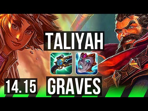 TALIYAH vs GRAVES (JGL) | Rank 2 Taliyah, Rank 7, 6/2/8 | JP Challenger | 14.15