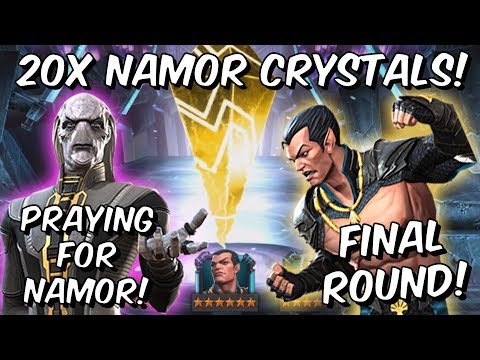 20x 6 Star Namor Cavalier Featured Crystal Opening Final Round! - Marvel Contest of Champions