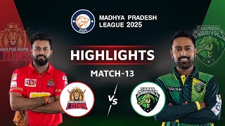 Jabalpur Royal Lions VS Chambal Ghariyals