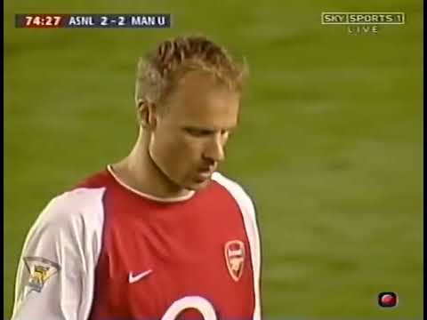2002/03 Dennis Bergkamp vs Manchester United 2-2 (Premier League 33R, Home)