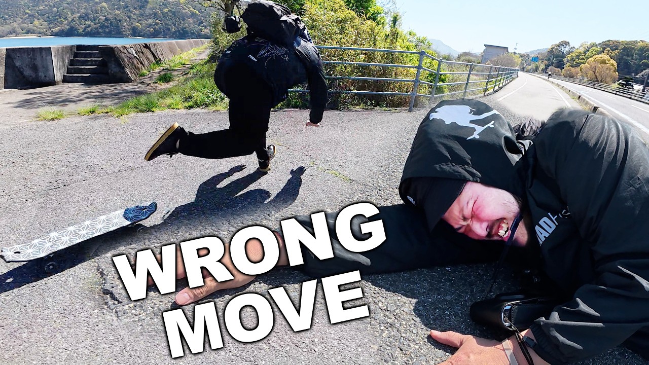 I tried to show off and fell in Japan