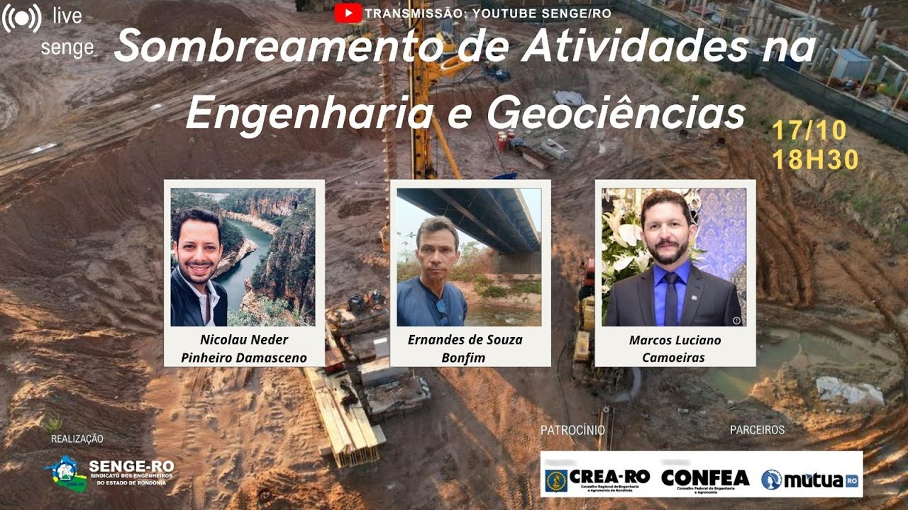 Sombreamento de Atividades na Engenharia e Geociências