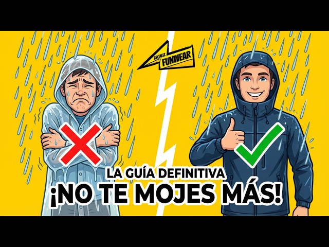 Vídeo relacionado con WOLFPACK LINEA PROFESIONAL Traje de Agua Impermeable Azul Nylon Talla 8-XL