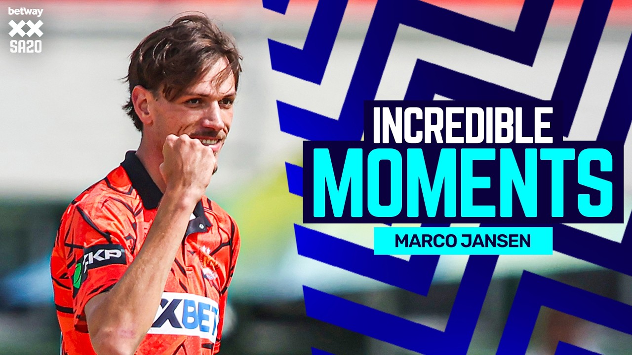 Incredible Moments | Marco Jansen becomes League's first to 50 wickets