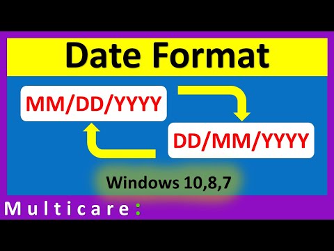 how to change date format in windows 10 | dd/mm/yyyy format