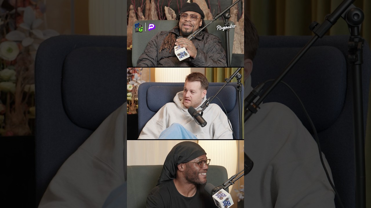 Director Drew Kirsch had to chase down Beast Mode 😂 #getgotpod #marshawnlynch #beastmode #movie