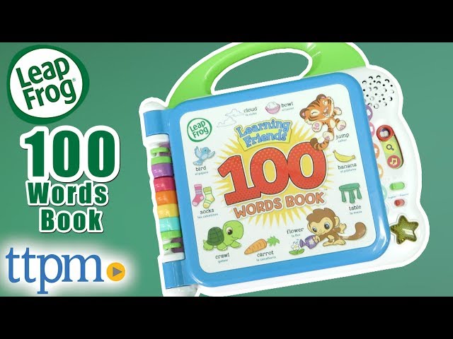 Vídeo relacionado con Leapfrog 601503 Learning Friends 100 Words Baby Book Educational and Interactive Bilingual Playbook Toy Toddler and Pre School Boys & Girls 1, 2, 3, 4+ Year Olds, Multi-Colour, One Size
