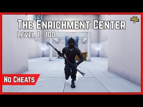 How To No Cheat The Enrichment Center Featured Map By Notnellaf - how to no cheat the enrichment center featured map by notnellaf fortnite creative maze escape