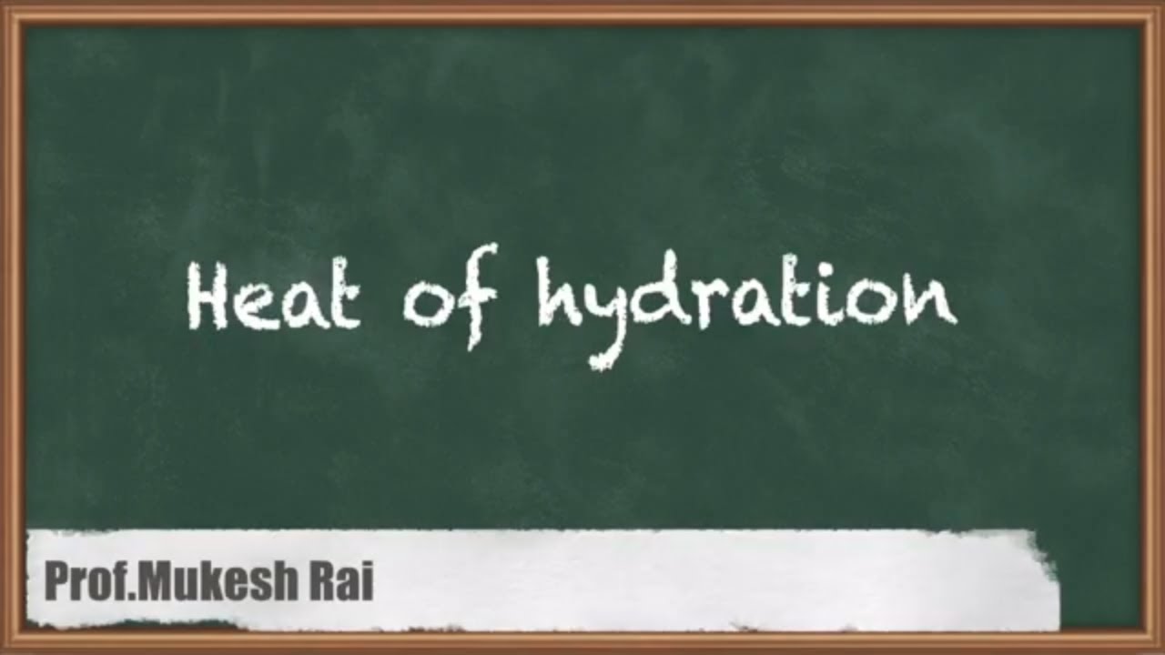 Heat of Hydration | Introduction to Concrete | GATE Construction Materials and Management | CE