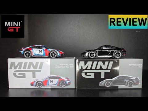 Mini GT - Porsche 911 Dakar - Ice Gray Metallic Rally 1978 & Black - REVIEW