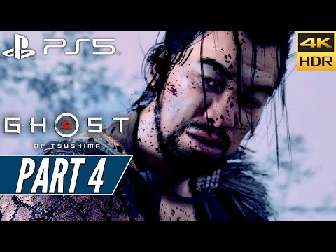 GHOST OF TSUSHIMA (PS5) Walkthrough Gameplay PART 4 [4K 60FPS HDR] - No Commentary