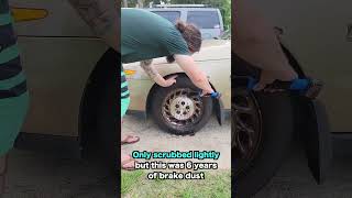 6 years of brake dust gone in 5 minutes - Meguiar&#39;s Ultimate Wheel Cleaner | The Dude Reviews.