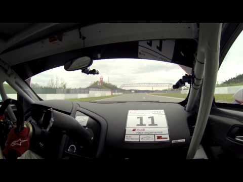 Audi R8 LMS Ultra 1 lap Nuerburgring Grand Prix track onboard POV driving - Autogefühl