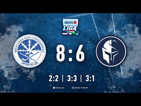 Gólösszefoglaló - EL 177 - Sport Club Csíkszereda - Titánok 8:6 20220115