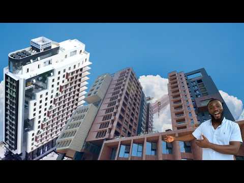 This luxury highrise apartment in Accra Ghana is completing soon. 