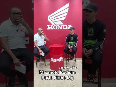 Maxmoto Podium Porto Firme Mg com o piloto de trilha Leandro Albino.