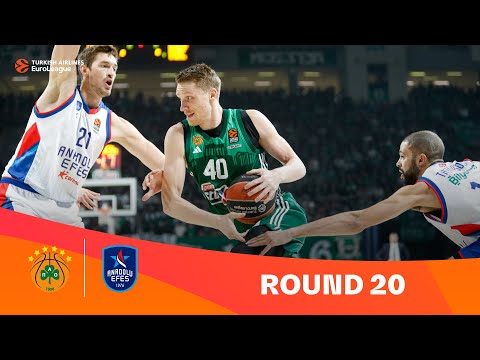 Panathinaikos-Efes | Round 20 Highlights | 2023-24 Turkish Airlines EuroLeague