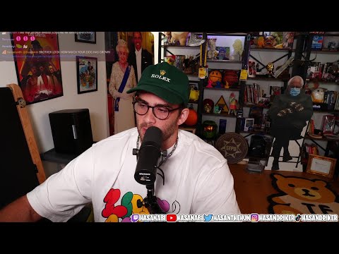 HasanAbi September 19, 2023 – Russell Brand Allegations, Canada-India Sikh Drama, New Merch Drop