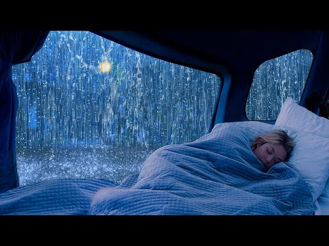 99% Dormir instantanément avec bruit de la pluie et du tonnerre pour bien dormir et se détendre
