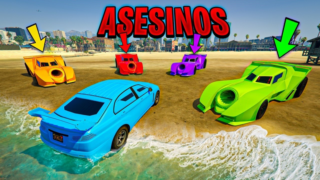 4 VIGILANTES vs 1 KURUMA BLINDADO! TENGO MIEDO!! - GTA 5 ONLINE