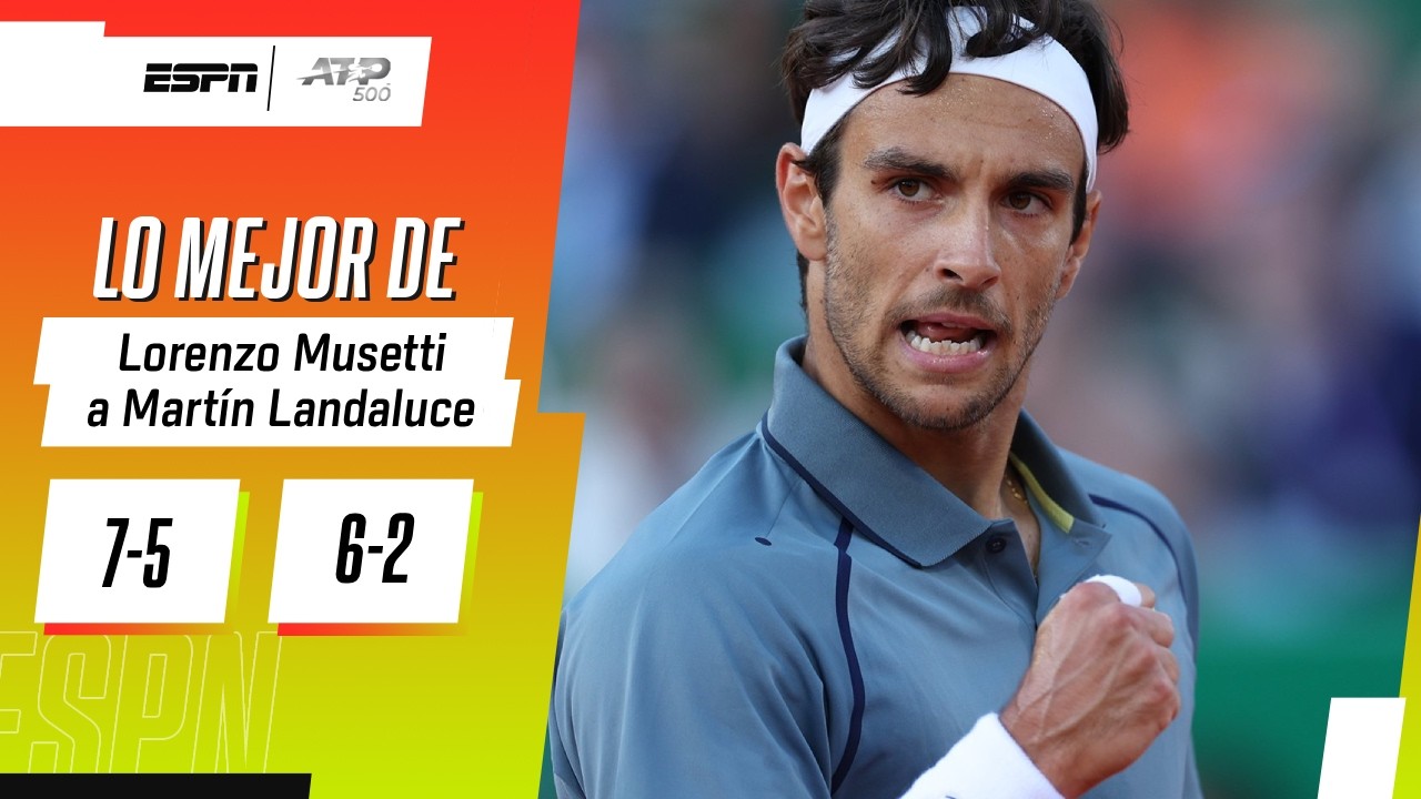 MUSETTI REGRESÓ CON TRIUNFO: TRAS SU LESIÓN, DERROTÓ A LANDALUCE Y AVANZÓ EN BARCELONA | RESUMEN