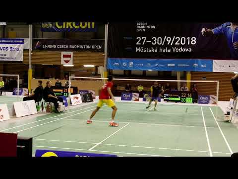 LI NING Czech Open 2018 - Harsheel DANI - Pablo ABIAN - 2. game