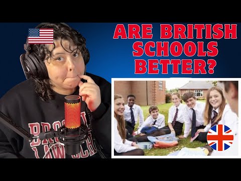 British Schools Explained! 🇬🇧 | American Reaction to the UK Education System