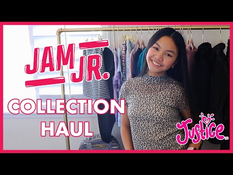 NEW JUSTICE JAM JR. COLLECTION HAUL & TRY ON | JESSALYN GRACE