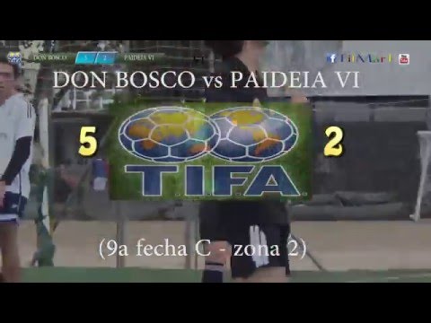 5 DON BOSCO vs PAIDEIA VI 2 - 9a fecha C   zona 2 - 17/04/2016
