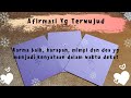 Harapan & Impian yg Akan Terwujud. Afirmasi yg Menjadi Kenyataan Dalam Waktu Dekat ✨🙏✨ Harapan & Impian yg Akan Terwujud. Afirmasi yg Menjadi Kenyataan Dalam Waktu Dekat ✨🙏✨