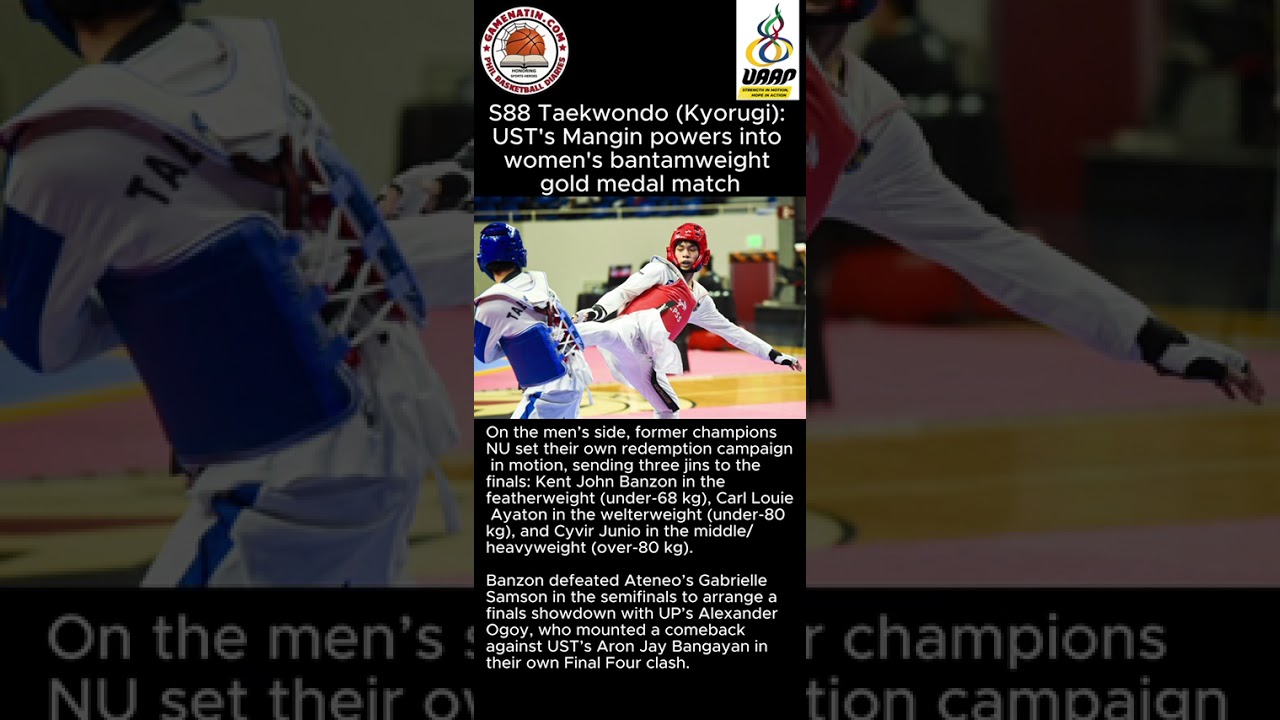 UAAP Taekwondo: UAAP taekwondo kyorugi action kicks off