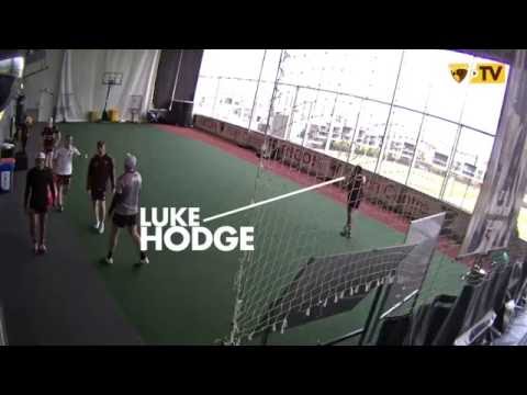 Luke Hodge Shows off his basketball skills