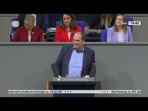 Abstimmung über die Außenwirtschafts­verordnung