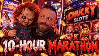 LIVE Casino Gambling! 10 Hours Of Slots With Chat!