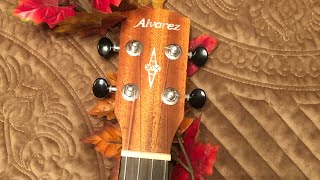 Video thumbnail for Alvarez RU22 Baritone carries a low price and a nice sound w/ Living Water Baritone Strings by W Schield