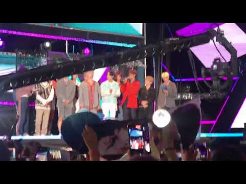 191004 Seventeen Intro Ment @ Music Bank in Gangneung [FANCAM]