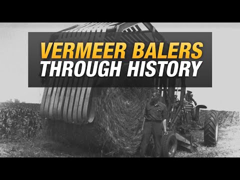 The evolution of the Vermeer round baler