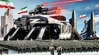 Nothing Left! 265 Israeli Military Vehicles Destroyed by Iranian Laser Tank
