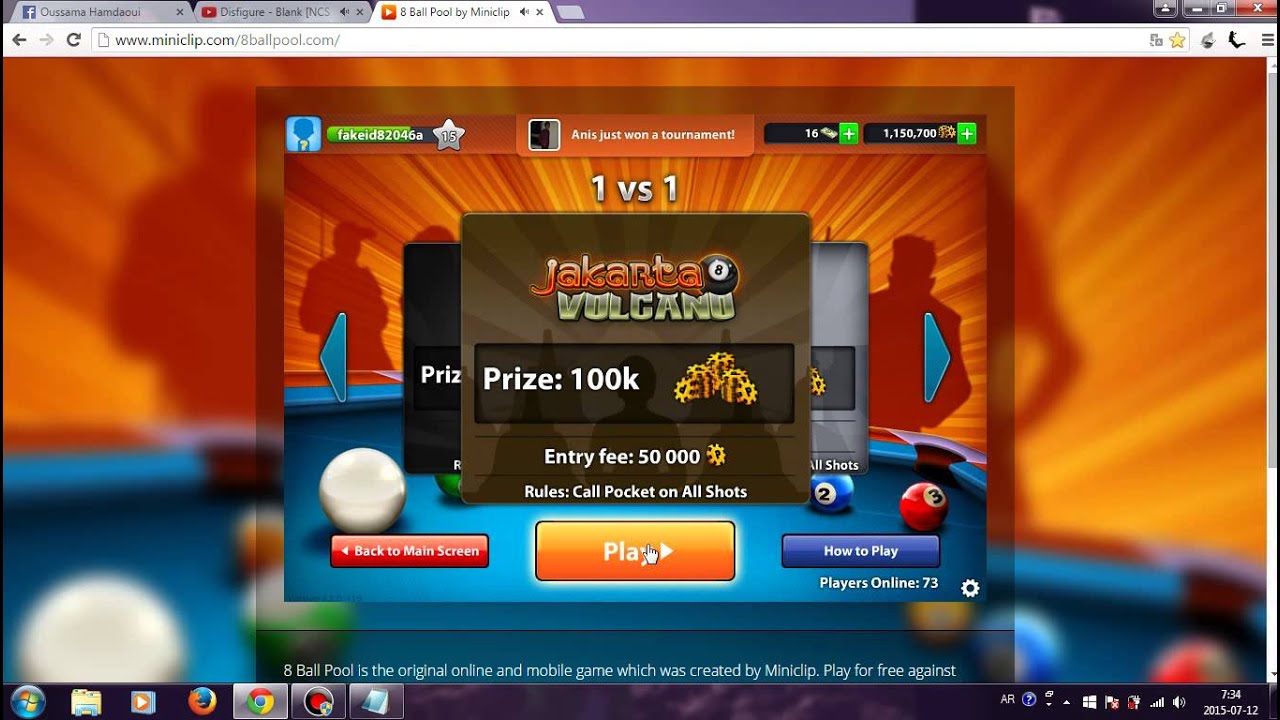 Hack 8 Ball Pool Auto Win # 5  (12-07-2015)