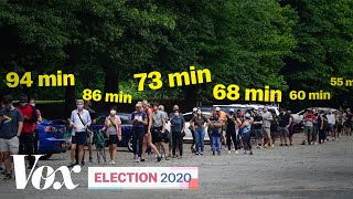 What long voting lines in the US really mean
