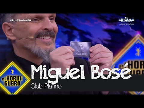 Miguel Bosé entra en Club Platino reviviendo sus mejores momentos - El Hormiguero