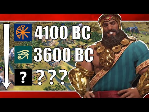 Civ 6 | Sumeria But Civs Spawn In Historically! Chaos Reigns! – (#1 Deity++ Sumeria Civilization VI)