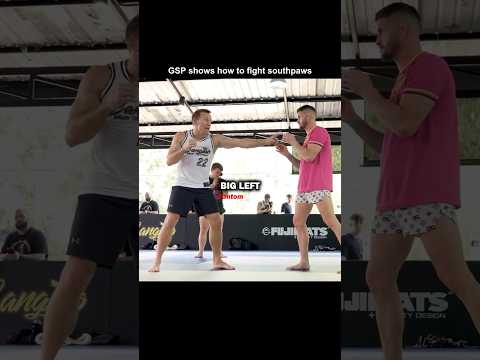 GSP Shows How To Fight A Southpaw